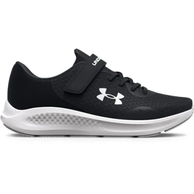 Immagine di Under Armour Ua Bps Pursuit 3 Ac, Scarpa da corsa Bambini e ragazzi, Black White, 32 EU