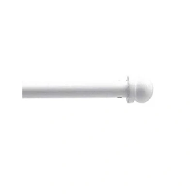 Immagine di ATELIERS 28 2 x Tringle de vitrage Extensible avec Embout Boule Ronde diamètre 7 Métal (Rouge