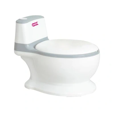 Immagine di OKBABY MINI WC Vasino per Bambini con Suono dello Sciacquone e Coperchio, Base Antiscivolo, 18+ Mesi