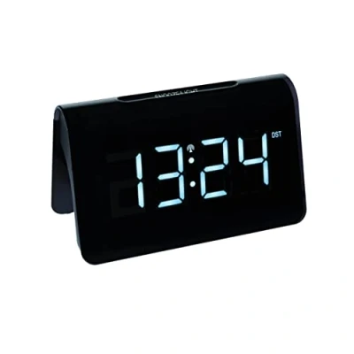 Immagine di TFA Dostmann 60.2543.02 Radiocontrollato Sveglia Nero Tempi di allarme 1 Display grande