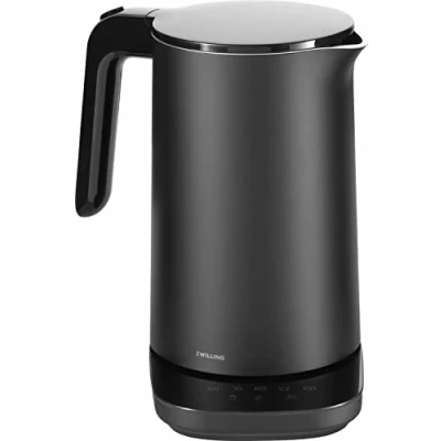 Immagine di ZWILLING ENFINIGY Bollitore Pro con regolazione della temperatura, filtro anticalcare in acciaio inox, 1850 watt, 1,5 litri, nero
