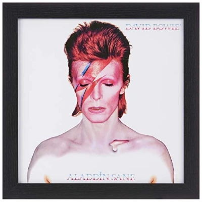 Immagine di David Bowie Aladdin Sane con Cornice Classica Manica Memorabilia, Multicolore, 30,5 cm
