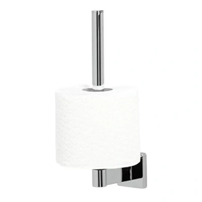 Immagine di Tiger Dock Portarotolo di Riserva, Acciaio Inox, Cromato, 5 x 24.5 9.4 cm