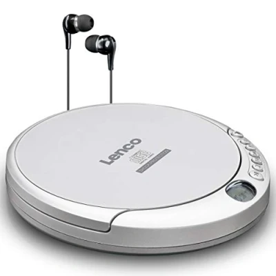 Immagine di Lenco CD 011 Lettore portatile, walkman (versione in lingua italiana non garantita) Con antishock mit Anti Schock argento
