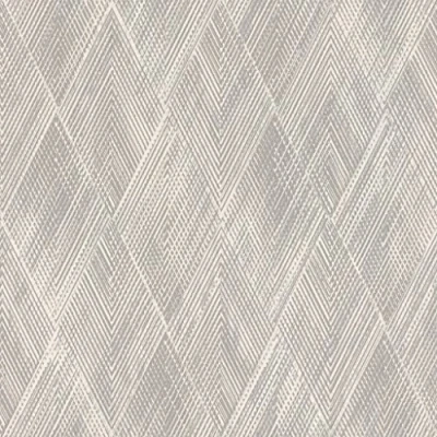 Immagine di Rasch Carta da parati 844115 in tessuto non grigio chiaro e argento con motivo geometrico a rombi della collezione Perfecto VI 10,05 m x 0,53 (lunghezza larghezza)