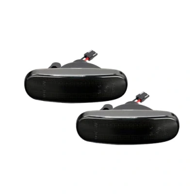 Immagine di Set di indicatori direzione laterali LED compatibile con Abarth/Fiat miscellanea Grigio incl. luci dinamiche