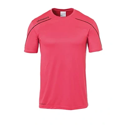 Immagine di uhlsport Stream 22 Maglia a Maniche Corte da Uomo, Maglietta, 100347720, Rosa/Nero, XXL