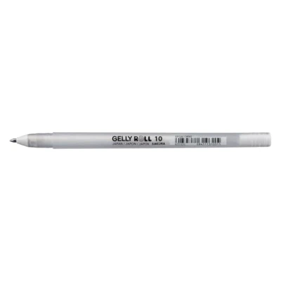 Immagine di SAKURA Penna a rotolo Gelly, stile classico, colore: Bianco