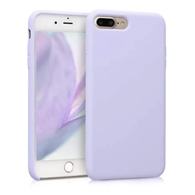 Immagine di kwmobile Cover per Apple iPhone 7 Plus/iPhone 8 Plus Custodia Back Case Smartphone in Silicone TPU Protezione Gommata lavanda pastello