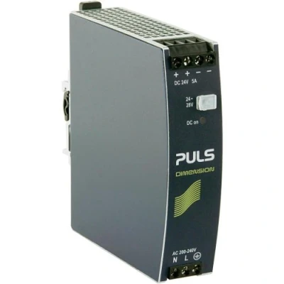 Immagine di PULS DIMENSION CS5.244 Alimentatore per guida DIN 24 V/DC 5 A 120 W Num. uscite:1 x Contenuto 1 pz.