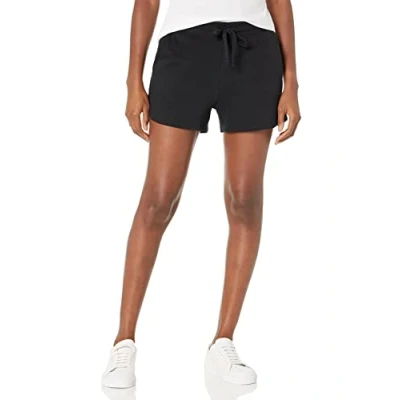 Immagine di Amazon Essentials Pantaloncini in Pile Donna, Nero, L