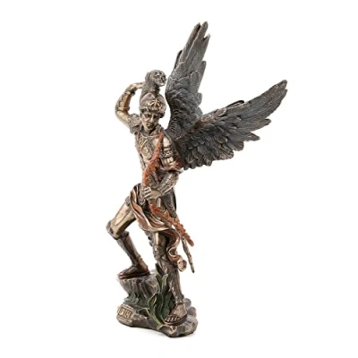 Immagine di ORIGEN Statuetta Arcangelo Uriel, combattente sul lato di San Michele, H 22 cm