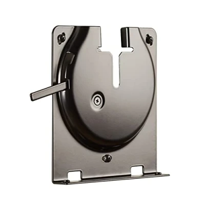 Immagine di Sanus Supporto da parete per amplificatore Sonos Design sottile nero con serratura la sicurezza Staffa a basso profilo montaggio in qualsiasi orientamento Gestione dei cavi integrata e
