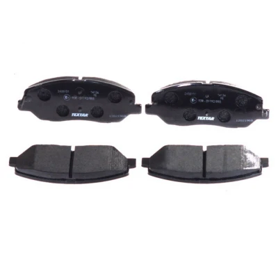 Immagine di TEXTAR 2435101 Kit pastiglie freno con segnalatore acustico usura accessori HYUNDAI: Santa Fe 2, 3, I, KIA: SORENTO 1, 2