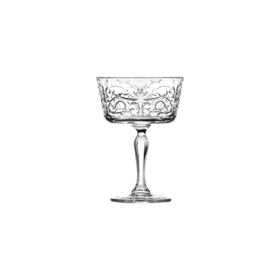 Immagine di Rcr Cristalleria Italiana 26638020006 Bicchieri da Calice Champagne, 27 cl/270 ml, con Cristalli, Clear, 6 unità (Confezione 1)