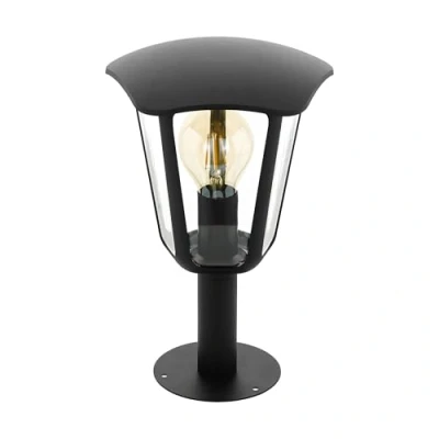 Immagine di EGLO Monreale Lampada da esterno a 1 luce per esterni, in alluminio pressofuso e plastica, colore: nero, attacco E27, IP44