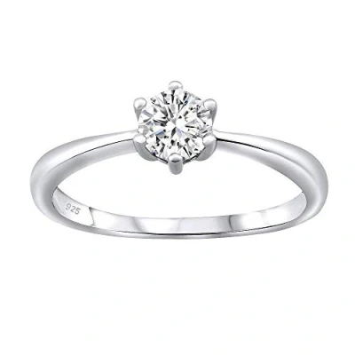 Immagine di SILVEGO Anello di Fidanzamento in Argento 925 con Swarovski® Zirconia, JJJR0849sw