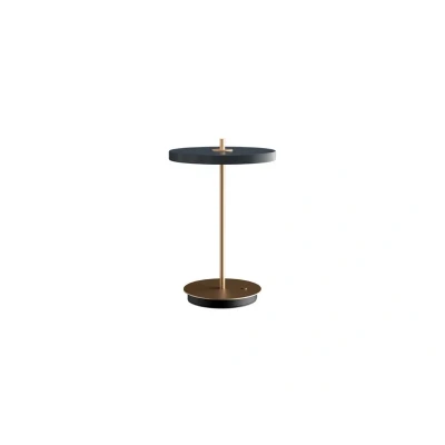 Immagine di UMAGE Lampada da tavolo ricaricabile a LED Asteria Move antracite/ottone 31 cm