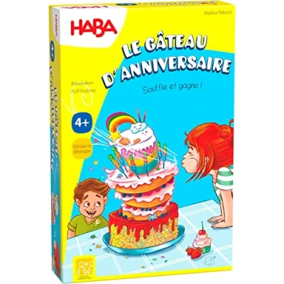 Immagine di HABA Torta di Compleanno società Bambino Un Gioco Abilità e Soffio 4 Anni più 307032, Colorato