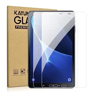 Immagine di KATUMO 2 Pezzi Vetro Temperato Pellicola per Samsung Galaxy Tab A 10.1 Pollici 2016（SM T580/T585），Senza Bolle/Ultra/Trasparente/AntiGraffio/9H Protettiva ，Samsung