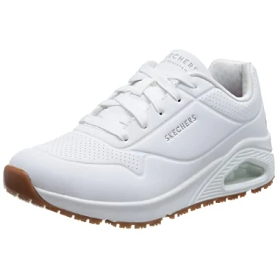 Immagine di Skechers Work Uno Sr, Sneaker Donna, White Synthetic, 35.5 EU