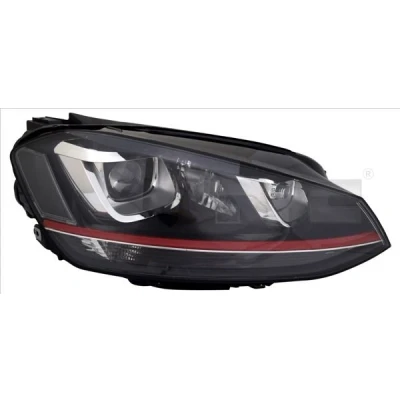 Immagine di TYC 20 14224 16 2 Fari Sx D3S/H7, PW24W con luce guida diurna, di svolta per veicolo circolazione Dx motore elettrico, senza centralina