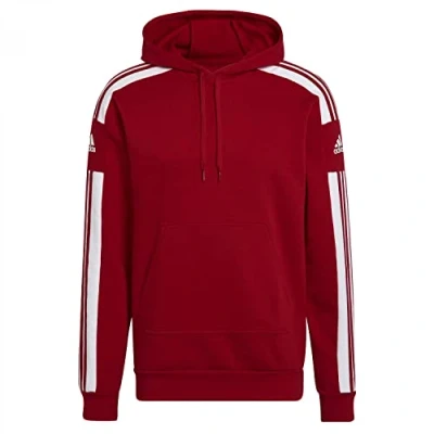 Immagine di adidas Performance Squadra HOOD Felpa con cappuccio, Uomo, Taglia: Small, Team power red/white