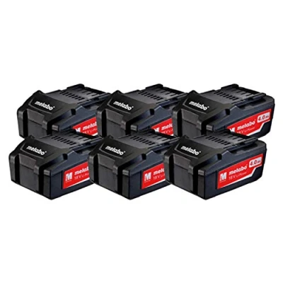 Immagine di Metabo, 6 batterie Li Power 18 V 4.0 Ah (Referenza: MTB 625151000)