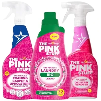 Immagine di The Star Drops Pink Stuff Miracle Detergenti Multiuso Per L&#039;igiene Della Casa (1, Set Tessuti)