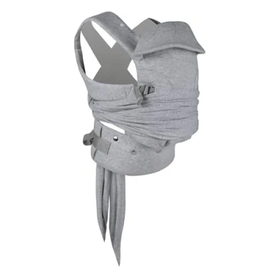 Immagine di Boppy Comfygrow Marsupio Neonati Facile da Indossare, Regolabile, Fronte Mamma Ergonomico con Supporto Testa e Collo, Giromanica Seduta Regolabili, Cotone, 3 15 Kg, 0 Mesi+