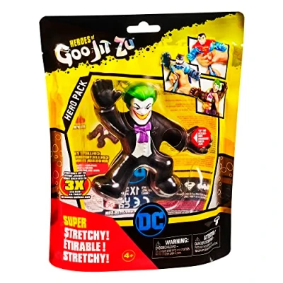 Immagine di Heroes of Goo Jit Zu CO41290 Personaggio d&#039;Azione Giocattolo, DC Tux Joker, Multicolore