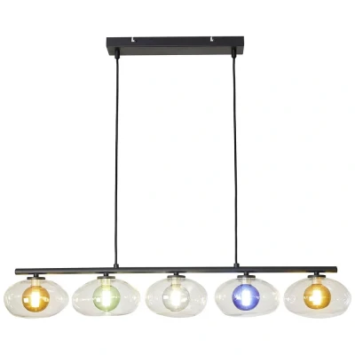 Immagine di ECO Light URANUS 9460 S 5 COL Lampada a sospensione G9 Colorato, Ambra, Verde, Fumo, Blu