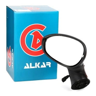 Immagine di Specchio retrovisore esterno Alkar 6101547 Sx elettrico convesso per veicolo con guida a FIAT: Grande Punto Hatchback, III Hatchback