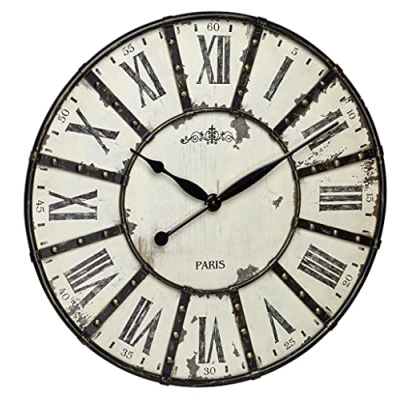 Immagine di TFA Dostmann Orologio da Parete, Metallo, Schwarz/Weiß, 60 x 4.5 cm