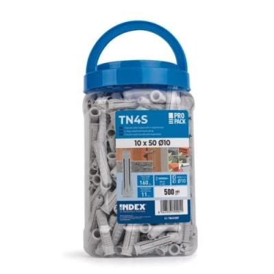 Immagine di Index TN4S06EP Contenitore plastica perno nylon t4s 06 x 030e, confezione da 1000 pezzi