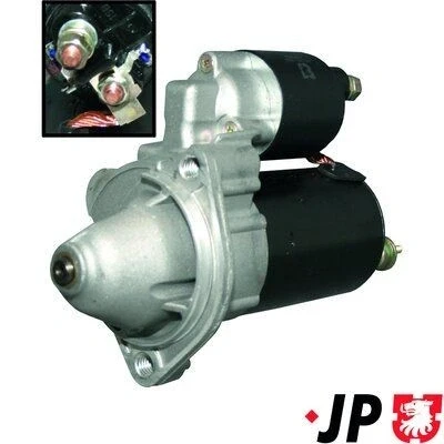 Immagine di JP GROUP 1190301800 Motorino di avviamento 12 1,1 9 AUDI: A4 B6/B7 Cabrio, B6 Avant, 80 B3, VOLKSWAGEN: Passat B5 GP Variant, Sedan