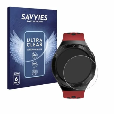 Immagine di savvies (6 Pezzi Pellicola Protettiva per Huawei Watch GT 2e Protezione Schermo Trasparente