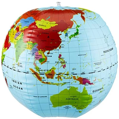 Immagine di CALY Inflatable globe &quot;The World&quot; 50cm 019B