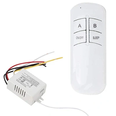 Immagine di YAM 802 Interruttore per telecomando a 2 vie, vie ON/OFF trasmettitore ricevitore parete wireless digitale 220V