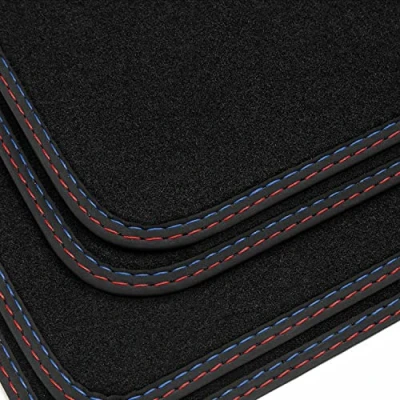Immagine di tuning art BDN485 Tappetini per BMW X2 U10 12/2023 Doppia Cucitura, Cucitura:Rosso/Blu
