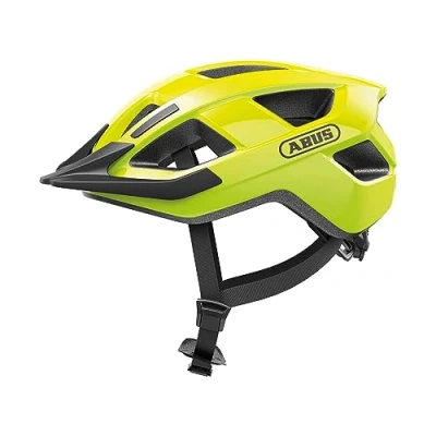 Immagine di Abus Aduro 3.0 Casco Sportivo da Città dal Design Elegante per l&#039;Uso di Tutti i Giorni Unisex, Gelb (signal yellow), L (58 62 cm)