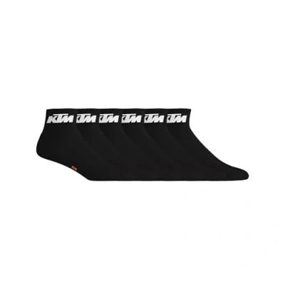 Immagine di KTM Calze Basse Ktm/1/Tcx6, Confezione 6X FR5 Nero, 39 42 Taille Courte Uomo