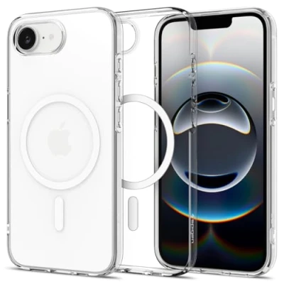Immagine di Spigen Liquid Crystal MagFit TPU Back Cover Trasparente Apple iPhone 16e