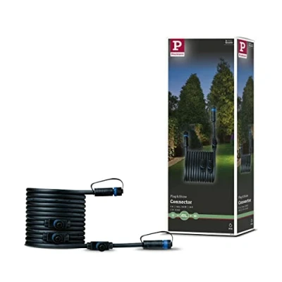 Immagine di PAULMANN 94596 Sistema dilluminazione Plug&amp;Shine Cavo di collegamento Nero