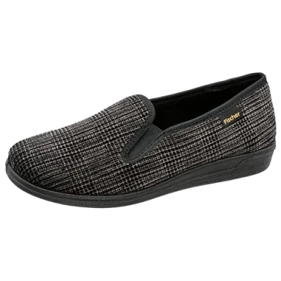 Immagine di Fischer Frank, Pantofole a Collo Basso Uomo, Grigio (Grauschwarz 662), 41 EU