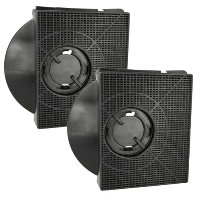 Immagine di vhbw 2x filtro a carboni attivi compatibile con Elica ELIBLOC 9 LX SILVER F/60, GR A/80 (X UTS) cappe aspiranti 21,3 x 20,7 4,1 cm