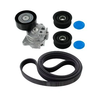 Immagine di SKF VKMA 38026 Kit cinghie Poly V MERCEDES BENZ: Classe C Sedan, E T modell, Sedan mister auto, norauto, autozona