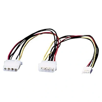 Immagine di Cavo Computer Roline [1x Presa alimentazione IDE a 4 poli 2x alimentatore poli, Molex poli] 0.30 m Multicolore