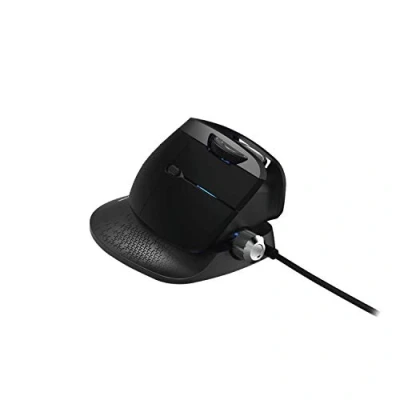 Immagine di uRage V3rtikill, mouse da gioco (1000 Hz, USB, con cavo, cavo 2 metri, 4000 dpi, verticale), colore: nero/blu/rosso