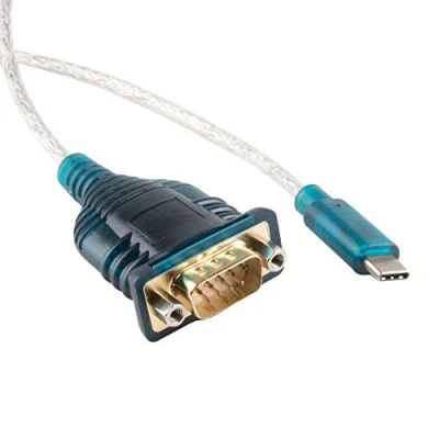 Immagine di Convertitore da UC232 a seriale con cavo FTDI Tipo C USB RS232 maschio Db9 Pinout completo compatibile Micro US232 (tipo FT232RL 150 cm)